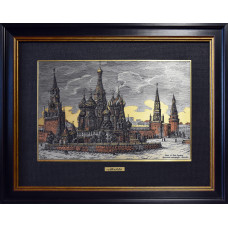 Красная площадь. Москва. цветная 42x55